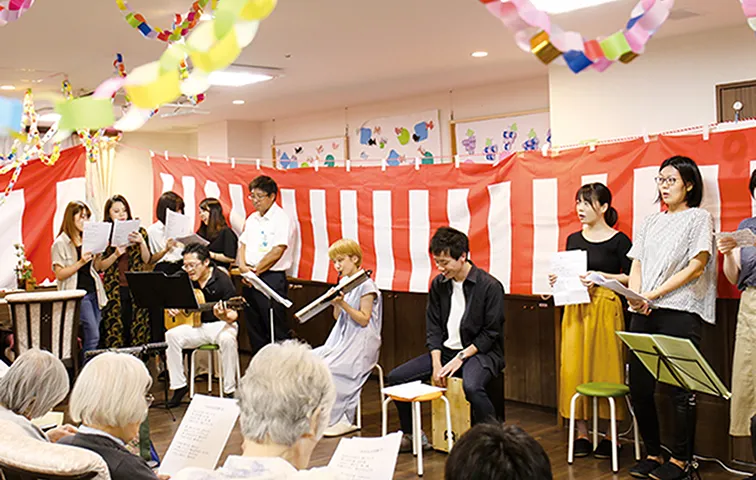 敬老会ボランティア